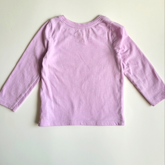 Cat & Jack Toddler Girl Bundle 4 Long Sleeved Graphic Tees size 18M - Picture 15 of 16